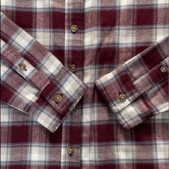 Abercrombie & Fitch Plaid Boyfriend Shirt XS - Picture 3 of 6